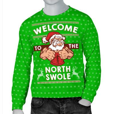 Welcome To The North Swole Men's Ugly Xmas Sweater