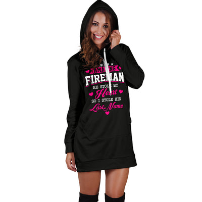 Amazing Fireman Hoodie Dress