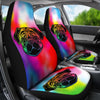 Rainbow Pug Car Seat Covers (set of 2)