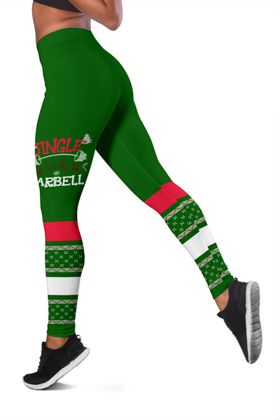 Jingle Barbell Xmas Leggings