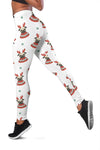 Reindeer Pugs Xmas Leggings