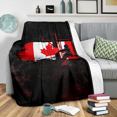 Canadian Lineman Premium Blanket