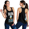 Cupcake At The Finish Line Women's Racerback Tank