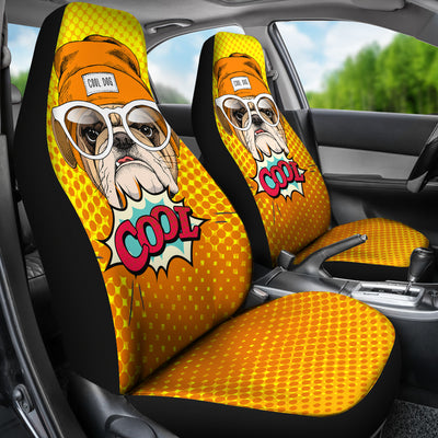 Cool Bulldog Car Seat Covers (set of 2)