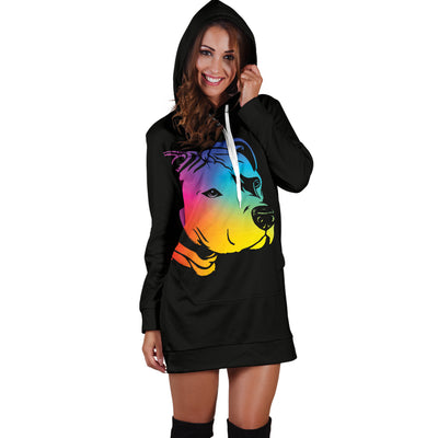Rainbow Pit Hoodie Dress