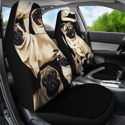 Bunch of Pugs Car Seat Covers