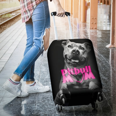 Pit Bull Mom Luggage Covers