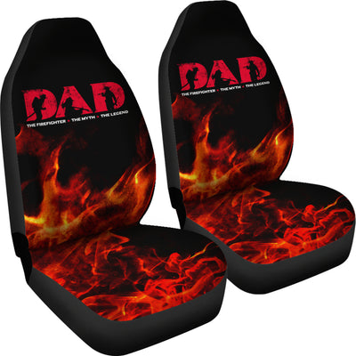 Firefighter Dad Car Seat Covers - firefighter bestseller