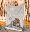 Baby it's Cold Outside Chocolate Lab Premium Blanket
