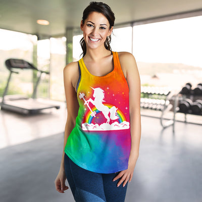 Gym Unicorn Women's Racerback Tank