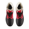 Dead HairStylist Womens Faux Fur Leather Boots