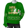 Drink Up Women's Ugly Xmas Sweater