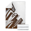 Black and White Hair Tools Premium Blanket - Hairstylist Bestseller