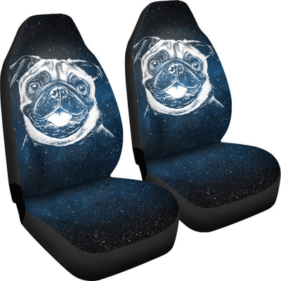 Dreamy Pug Car Seat Covers (set of 2)