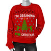 Dreaming Of A Wine Xmas Women's Ugly Xmas Sweater