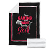 Gaming PS and Wine Kinda Girl Premium Blanket