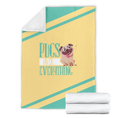 Pugs Over Everything Premium Blanket