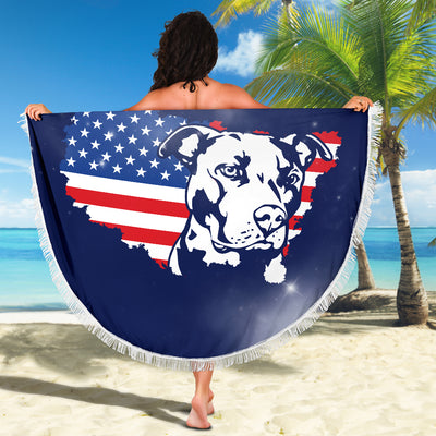 American Pit Bull Beach Blanket