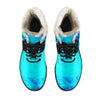 Grunge PS Mens Faux Fur Leather Boots