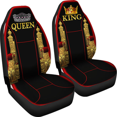 King Queen Cool Car Seats Cover (set of 2)
