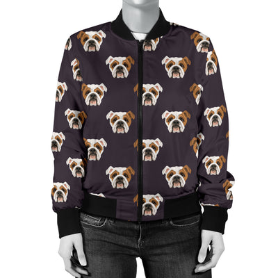 Bulldog Face Bomber Jacket