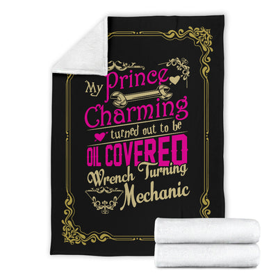Prince Charming Mechanic Premium Blanket