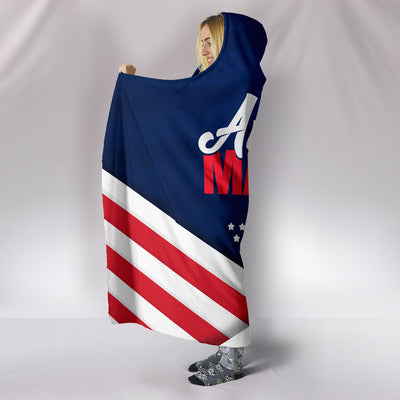 American Mama Hooded Blanket