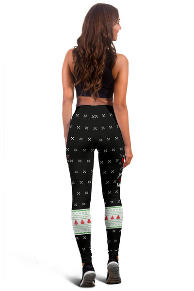 Merry Winemas Xmas Leggings