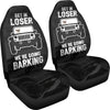 We're Going Barking Pug Car Seat Covers (set of 2)