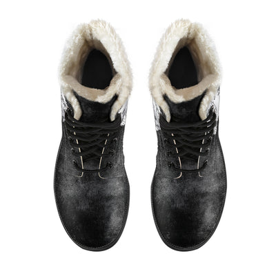 Pit Bull Mens Faux Fur Leather Boots