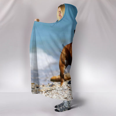 Beach Bull Hooded Blanket