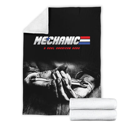 Mechanic Real American Hero Premium Blanket