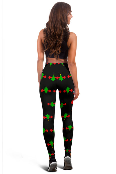 O Fitness Tree Xmas Leggings