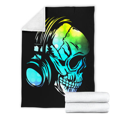 Skull DJ Premium Blanket