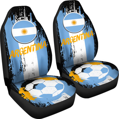 Argentina Soccer Car Seat Covers