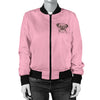 Nerd Pug Women's Bomber Jacket