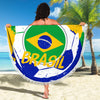 Brasil Soccer Beach Blanket