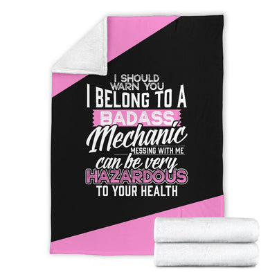 Belong To A Mechanic Premium Blanket - mechanic bestseller