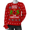 Merry Drunk Women's Xmas Sweater