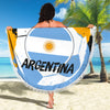 Argentina Soccer Beach Blanket