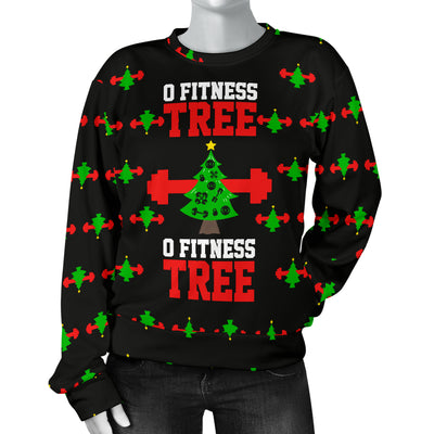 O Fitness Tree Women's Ugly Xmas Sweater