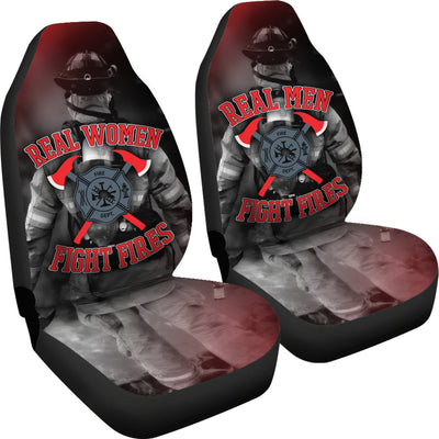 Real Firefighters Car Seat Covers (set of 2) - firefighter bestseller