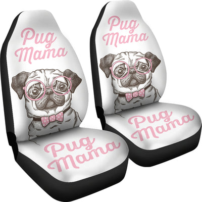 Pug Mama Car Seat Covers (set of 2) - pug bestseller