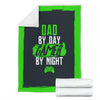 Dad By Day Gamer By Night XB Premium Blanket