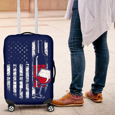 American Wine Luggage Cover