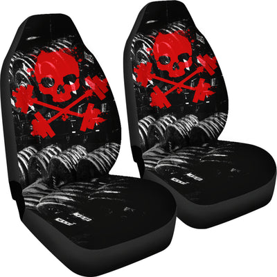 Gym Skull Car Seat Covers (set of 2)