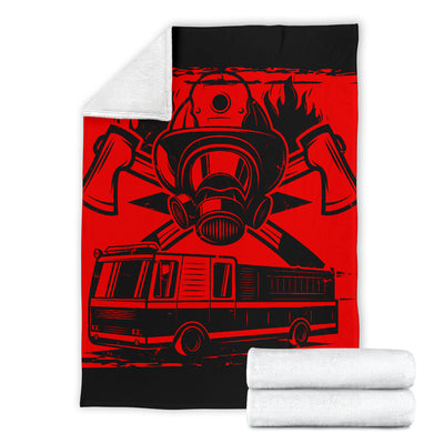 Fire Truck Premium Blanket