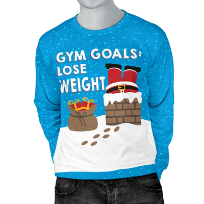 Gym Goals Men's Ugly Xmas Sweater