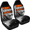 Work Sucks Going To Gym Car Seat Covers (set of 2)