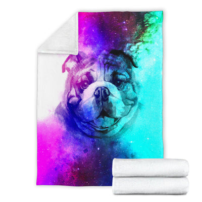 Galaxy Bulldog Premium Blanket - bulldog bestseller